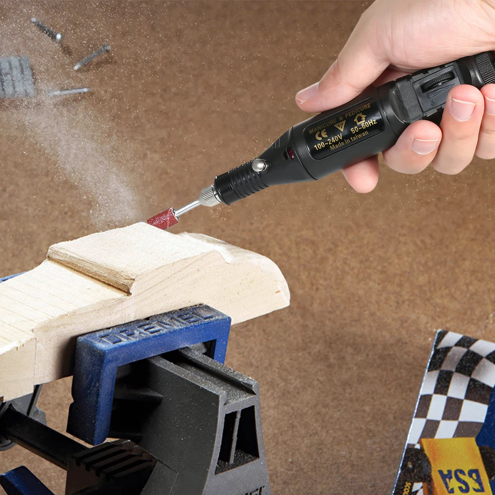 Mini Electric Grinder Drill Tool Variable Speed Rotary Engraving Pen Milling Polishing Carve Tool Set EU Plug
Mini Electric Grinder Drill Tool Variable Speed Rotary Engraving Pen Milling Polishing Carve Tool Set EU Plug