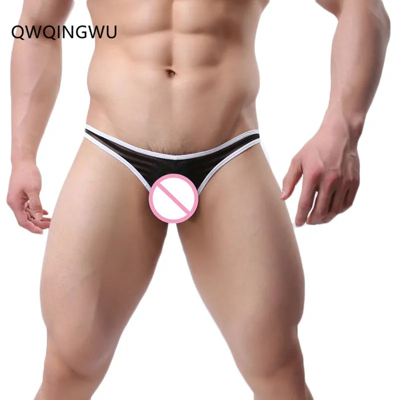 Briefs Men's Underwear Sexy Breathable U Convex Design Striped Brief Shorts Transparent Mesh Underwear Bikini Briefs Thongs
Briefs Men's Underwear Sexy Breathable U Convex Design Striped Brief Shorts Transparent Mesh Underwear Bikini Briefs Thongs