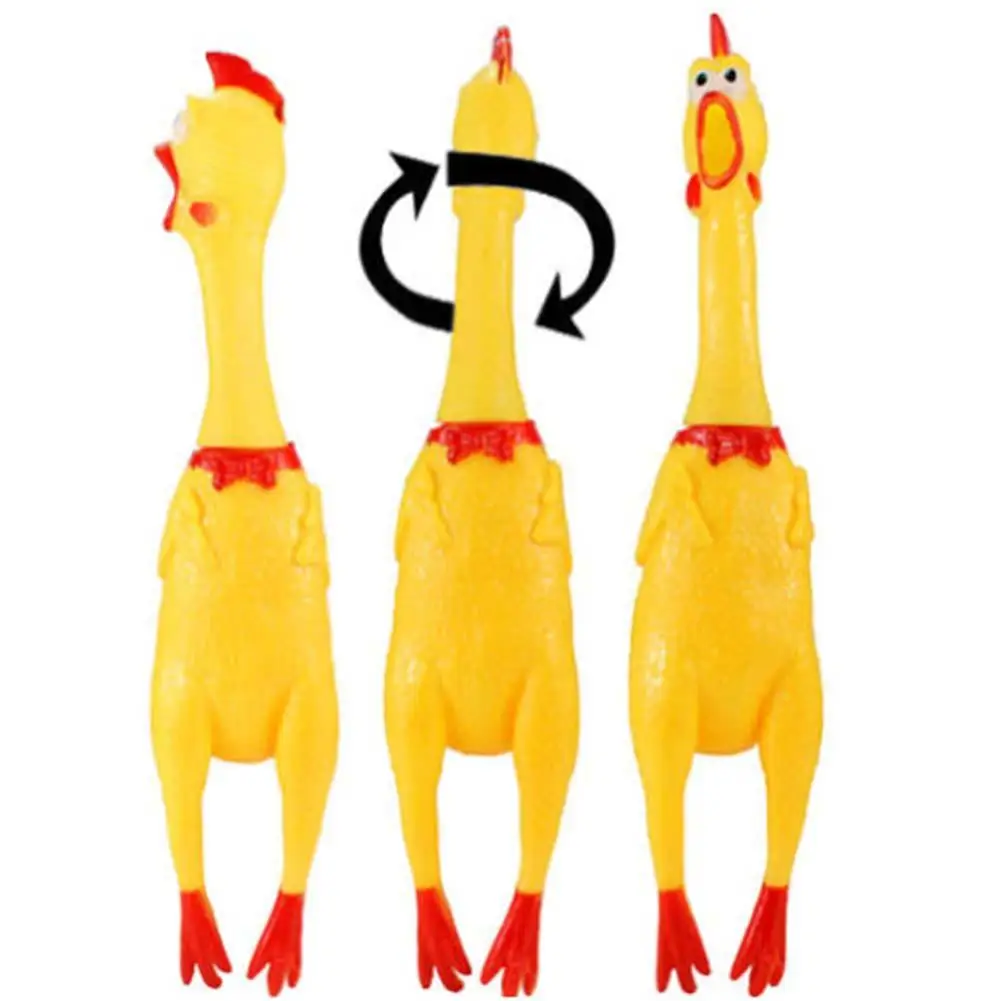 Novelty Screaming Rubber Chicken Squeeze Toys 16cm Sound Toy for ADHD Kids Adults Anti stress Toy Shrilling Yellow Chickens
Novelty Screaming Rubber Chicken Squeeze Toys 16cm Sound Toy for ADHD Kids Adults Anti stress Toy Shrilling Yellow Chickens