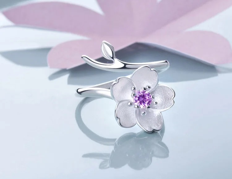 Fashion Silver Color Cherry Blossoms Open Rings For Women Jewelry Finger Ring For Party Fashion
Fashion Silver Color Cherry Blossoms Open Rings For Women Jewelry Finger Ring For Party Fashion