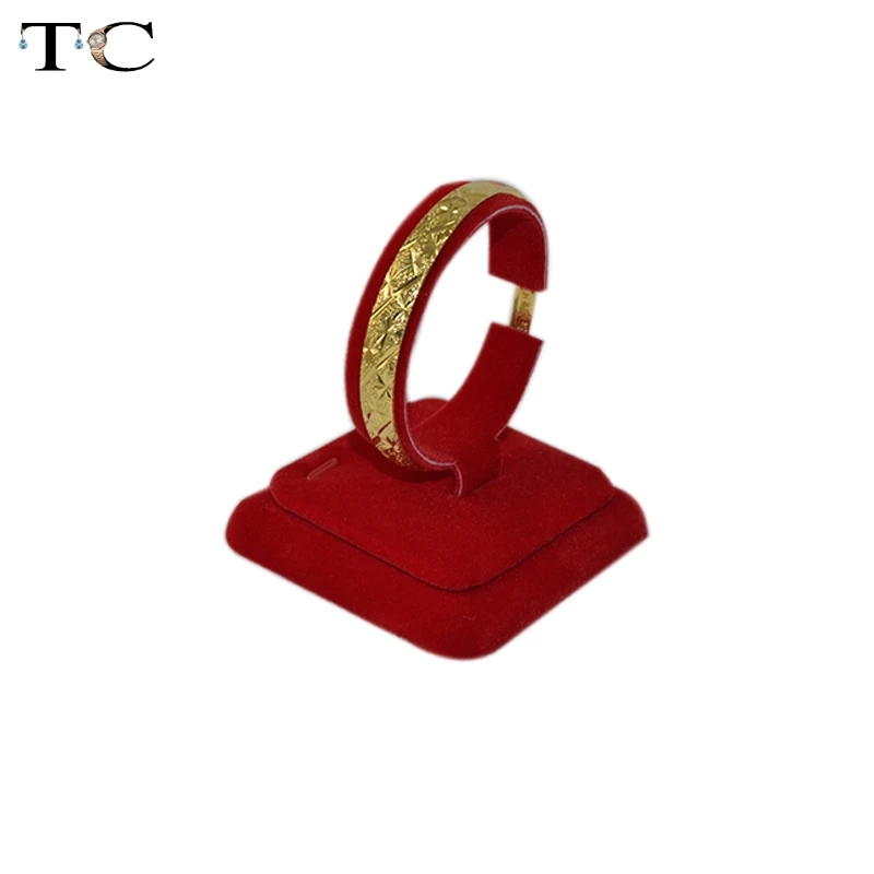 Red Velvet C Stand Holder for Jewelry Display Showcase Cabochon Tray Box For Gold Bracelet Bangle Anklet Organizer Kit
Red Velvet C Stand Holder for Jewelry Display Showcase Cabochon Tray Box For Gold Bracelet Bangle Anklet Organizer Kit
