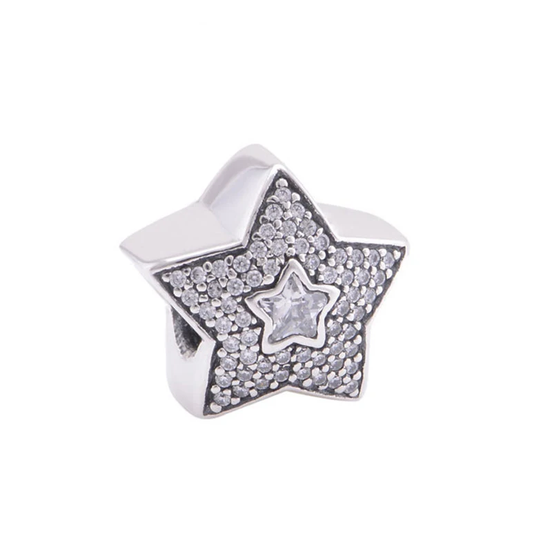 Christmas gift 925 Sterling Silver Beads Fits European DIY Charms Bracelet Stars European Charm Women Jewelry Findings
Christmas gift 925 Sterling Silver Beads Fits European DIY Charms Bracelet Stars European Charm Women Jewelry Findings
