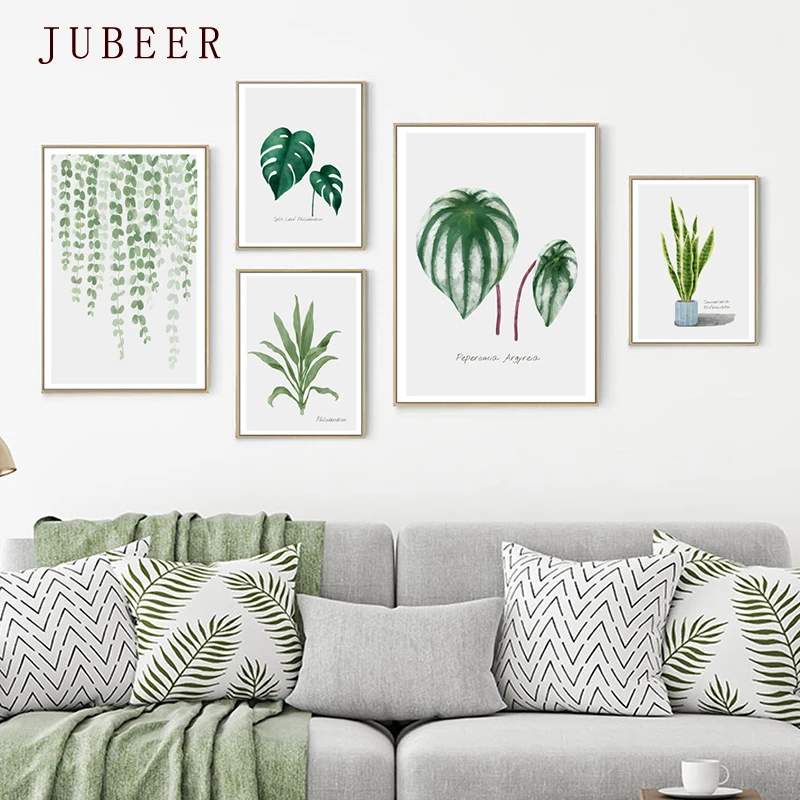 Minimalist Poster Green Plant Canvas Painting Living Room Wall Art Scandinavian Style Poster and Print Home Decor
Minimalist Poster Green Plant Canvas Painting Living Room Wall Art Scandinavian Style Poster and Print Home Decor