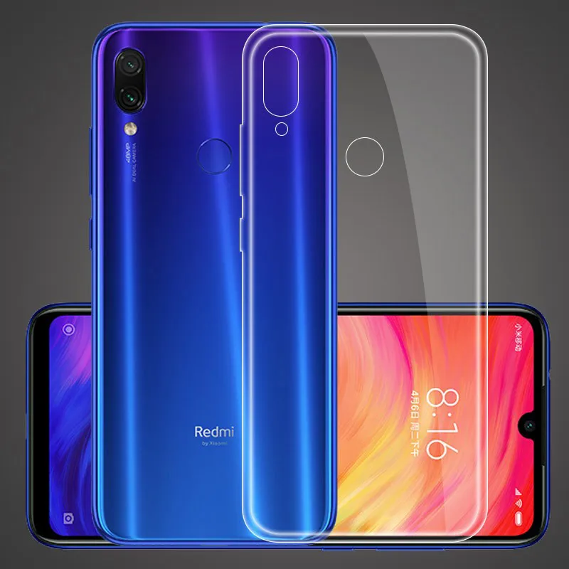 Ультратонкий прозрачный защитный чехол для Xiaomi Redmi Note 7 6 5 10 Pro Max 6A Mi 5X A1 6X A2 8 9 Pocophone
