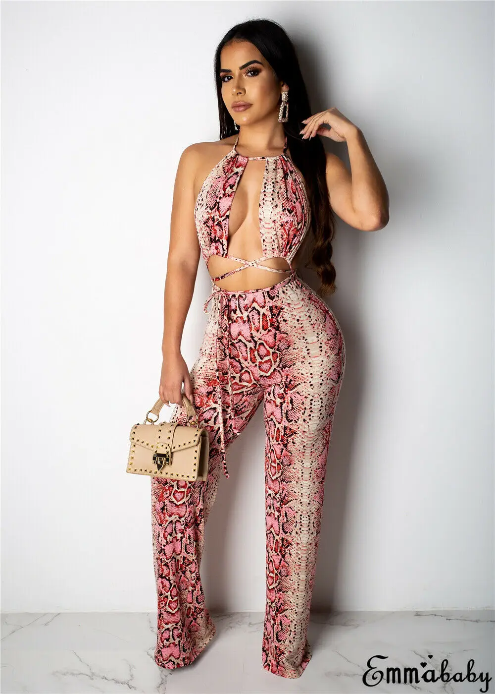 Women 2 Piece Set Crop Top and Pants Bodycon Outfits Short Beach Jumpsuit Wear
Women 2 Piece Set Crop Top and Pants Bodycon Outfits Short Beach Jumpsuit Wear
