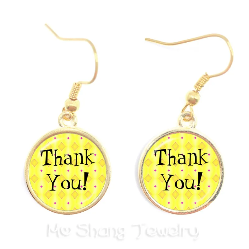 2018 Новый Merci Maitresse кабошоны разрисованные изделия из стекла серьги модные