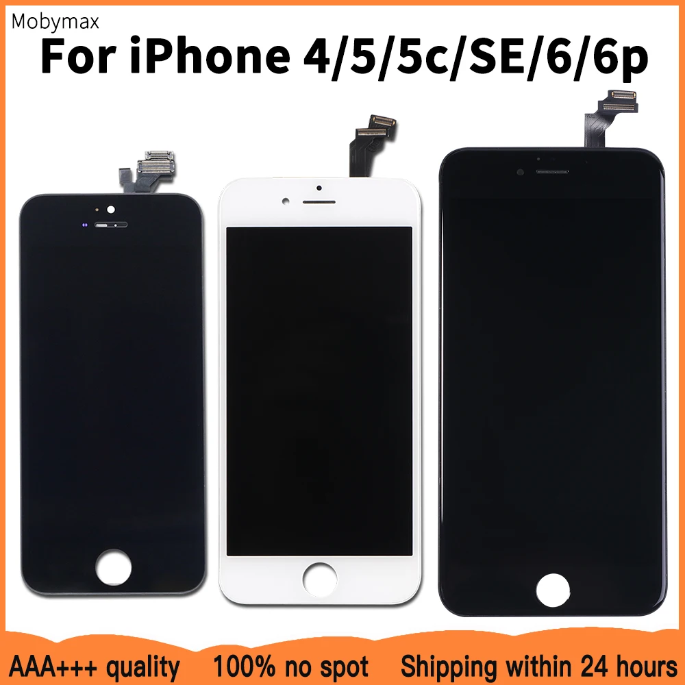 

LCD Screen Replacement For iPhone 6 SE 100% No Dead Pixel LCD Display Digitizer Assembly For iPhone 5 5c 6plus 4 Good Warranty