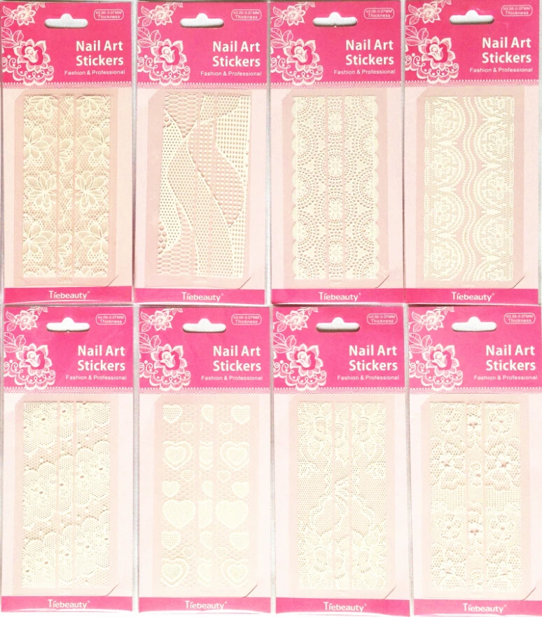 10sheets White 3D Lace Nail Stickers Flower Design DIY Decals Nail Art Tips Decoration Tool
10sheets White 3D Lace Nail Stickers Flower Design DIY Decals Nail Art Tips Decoration Tool