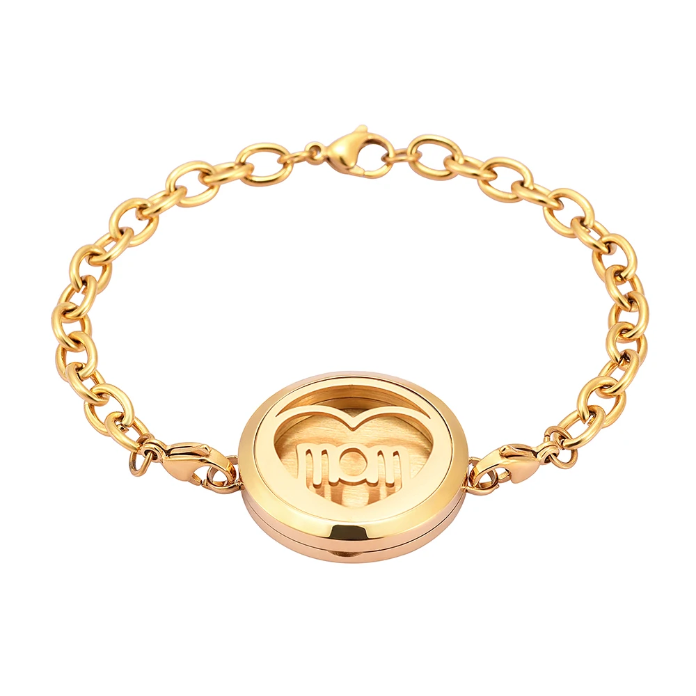 IJL3031 Hollow Love MOM Stainless Steel Aromatherapy Essential Oils Diffuser Perfume Free 12 Pads Keepsake Bracelet
IJL3031 Hollow Love MOM Stainless Steel Aromatherapy Essential Oils Diffuser Perfume Free 12 Pads Keepsake Bracelet