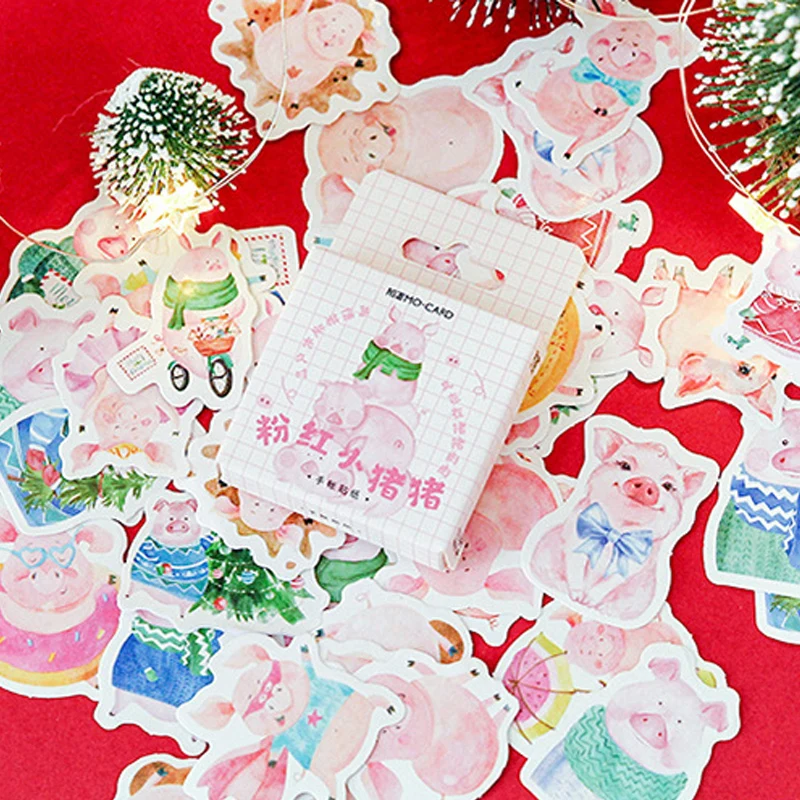 46 Pcs/box Pink cute pig mini paper sticker decoration stickers DIY for craft diary scrapbooking planner label sticker
46 Pcs/box Pink cute pig mini paper sticker decoration stickers DIY for craft diary scrapbooking planner label sticker
