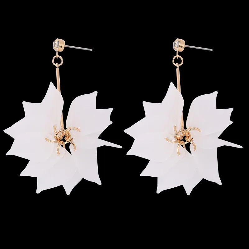 Matte Plastic Petal Pink White Blue Yellow Crystal Ear Stud for Women Drop Earrings Dangle Earrings
Matte Plastic Petal Pink White Blue Yellow Crystal Ear Stud for Women Drop Earrings Dangle Earrings