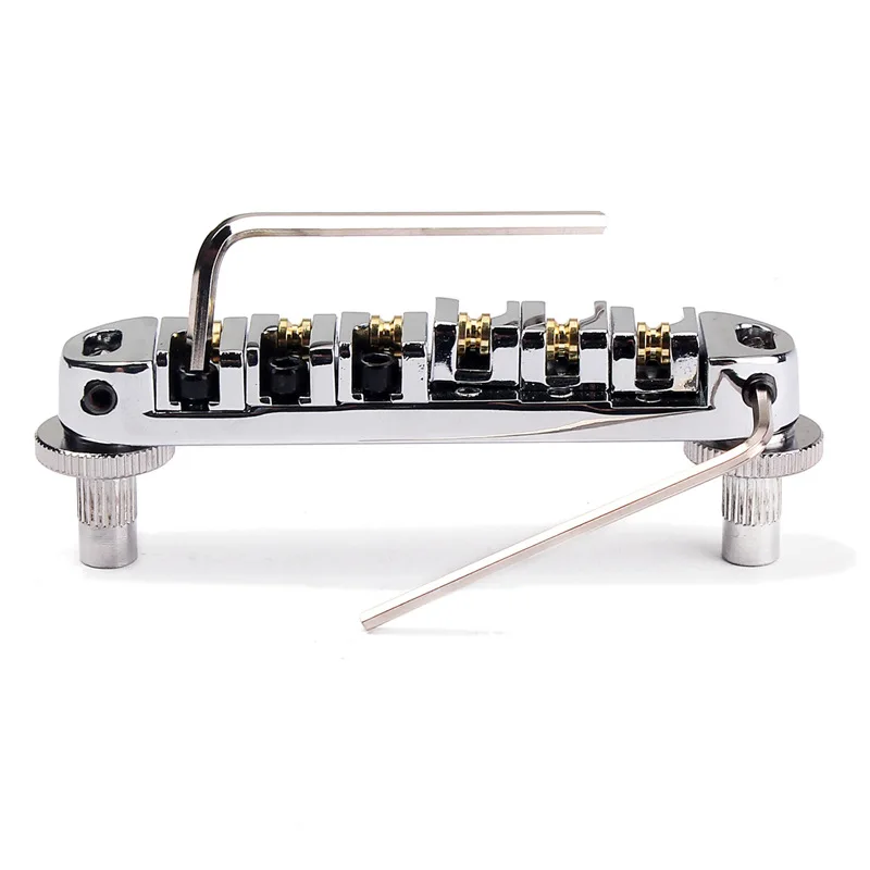 LP Electric Guitar Bridge SG With wrench Musical Instrument Guitar Accessories Tailpiece
LP Electric Guitar Bridge SG With wrench Musical Instrument Guitar Accessories Tailpiece