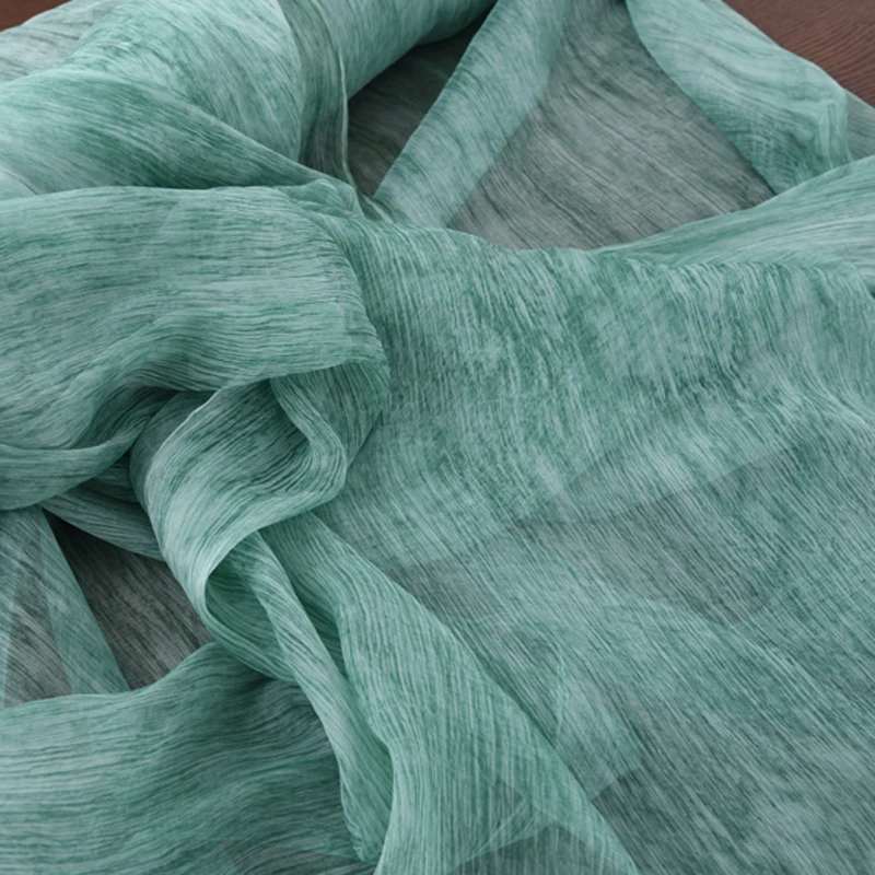 130 см широкий тонкий зеленый Winkled шелковая ткань для лета платье рубашка шарф Cheongsam юбка брюки H082
130 см широкий тонкий зеленый Winkled шелковая ткань для лета платье рубашка шарф Cheongsam юбка брюки H082