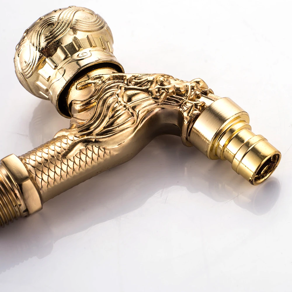 Creative Kitchen Faucet Wall Mounted Laundry Bathroom Mop Water Tap Garden Kitchen Washing Machine Faucet Gold Color Brass
Creative Kitchen Faucet Wall Mounted Laundry Bathroom Mop Water Tap Garden Kitchen Washing Machine Faucet Gold Color Brass