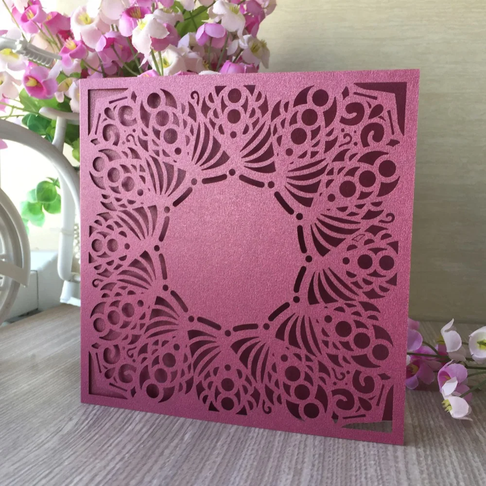 35pcs Chic Laser Cut Hollow Out Flower Wedding Invitation Card Event&Party Supplies Greeting Blessing Card
35pcs Chic Laser Cut Hollow Out Flower Wedding Invitation Card Event&Party Supplies Greeting Blessing Card