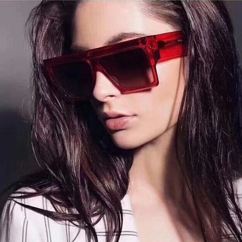 Oversized Men Sunglasses Square Women Flat Top Fashion One Piece Lens Sun Glasses for Women Brand 2022 Shades Mirror
Oversized Men Sunglasses Square Women Flat Top Fashion One Piece Lens Sun Glasses for Women Brand 2022 Shades Mirror