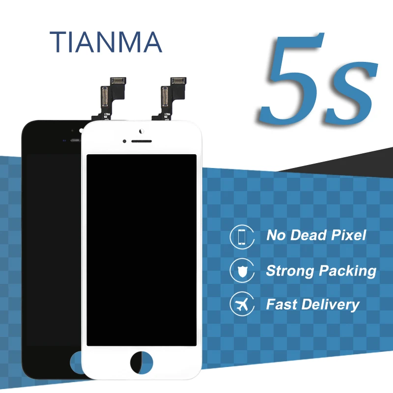 Премиум ESR 10 шт. Tianma для iPhone 5S ЖК экран 4 дюйма hite дисплей дигитайзер сборка телефон