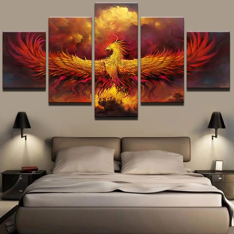 5d diy diamond painting home decorative diamond embroidery 5pcs Fire Phoenix Bird for home decoration H308
5d diy diamond painting home decorative diamond embroidery 5pcs Fire Phoenix Bird for home decoration H308