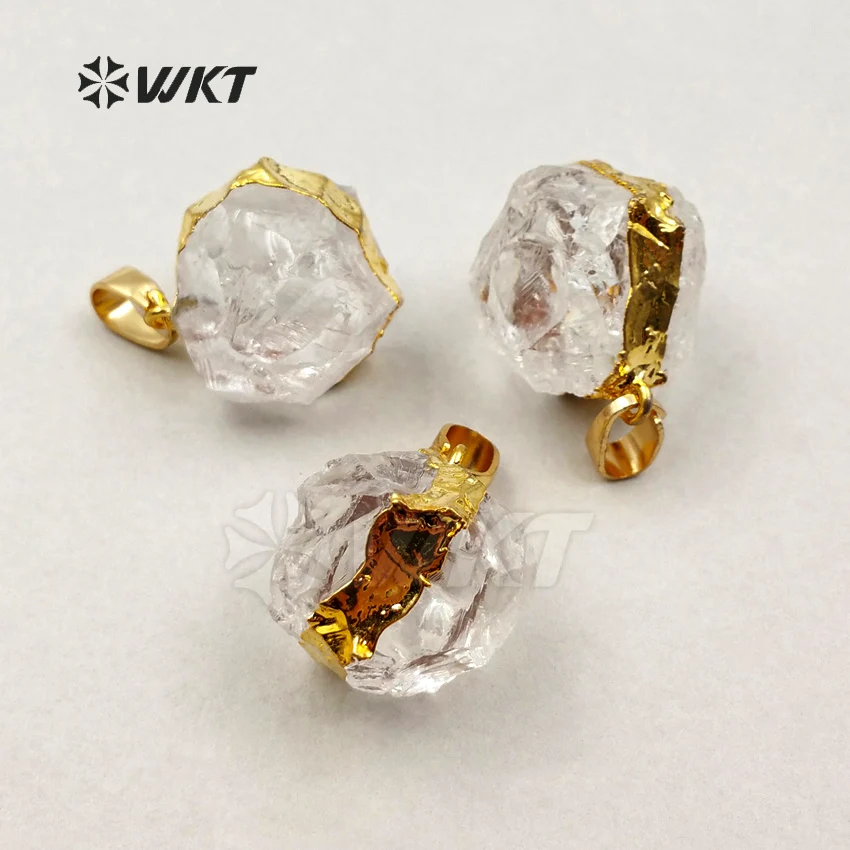 WT-P1233 WKT Fashion Raw Crystal Pendant Crystal Ball Shape Penadnt With High Quality Gold Trim Pendant Women Necklace Necklace
WT-P1233 WKT Fashion Raw Crystal Pendant Crystal Ball Shape Penadnt With High Quality Gold Trim Pendant Women Necklace Necklace