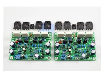 DIY KITS 2PCS MX50 SE 100WX2 Dual Channels Audio Power amplifiers Board D1047 B817 2SA1295 2SC3264
DIY KITS 2PCS MX50 SE 100WX2 Dual Channels Audio Power amplifiers Board D1047 B817 2SA1295 2SC3264