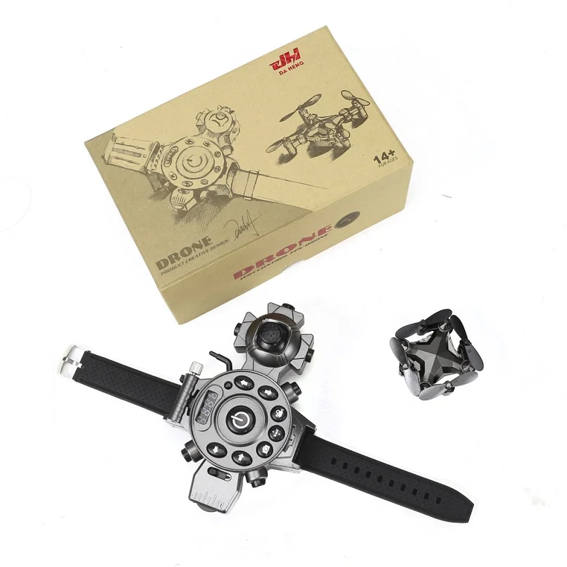 DH-800 Mini Quadcopter Wrist Watch Design Mini Foldable Quadcopter Watch Drone RC aircraft Toys 4 Channel Gyro Aircraft
DH-800 Mini Quadcopter Wrist Watch Design Mini Foldable Quadcopter Watch Drone RC aircraft Toys 4 Channel Gyro Aircraft
