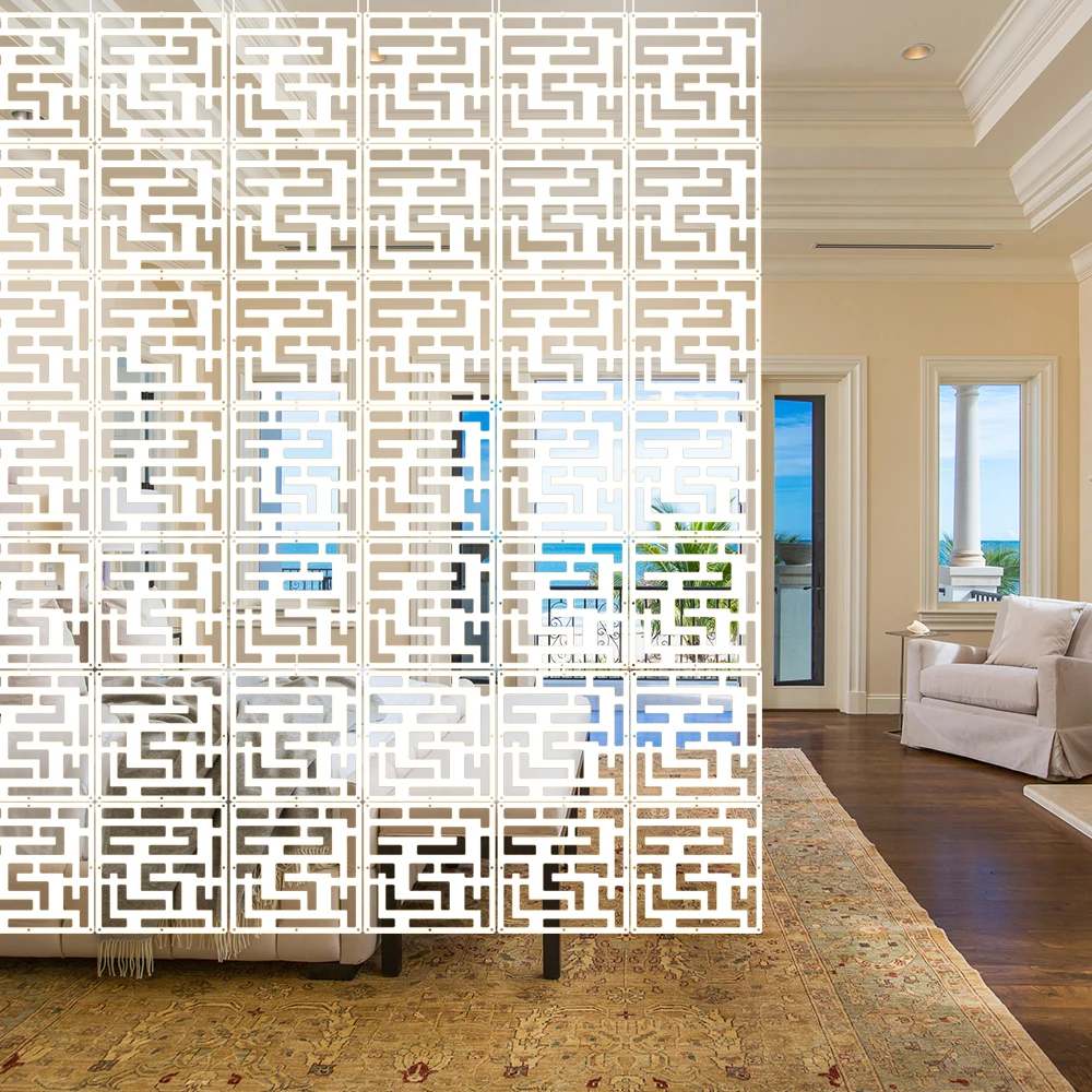 12 Piece White Room Divider Folding Plastic Partition Hanging Screen Panels Curtain Modern Living Bedroom Decorative
12 Piece White Room Divider Folding Plastic Partition Hanging Screen Panels Curtain Modern Living Bedroom Decorative