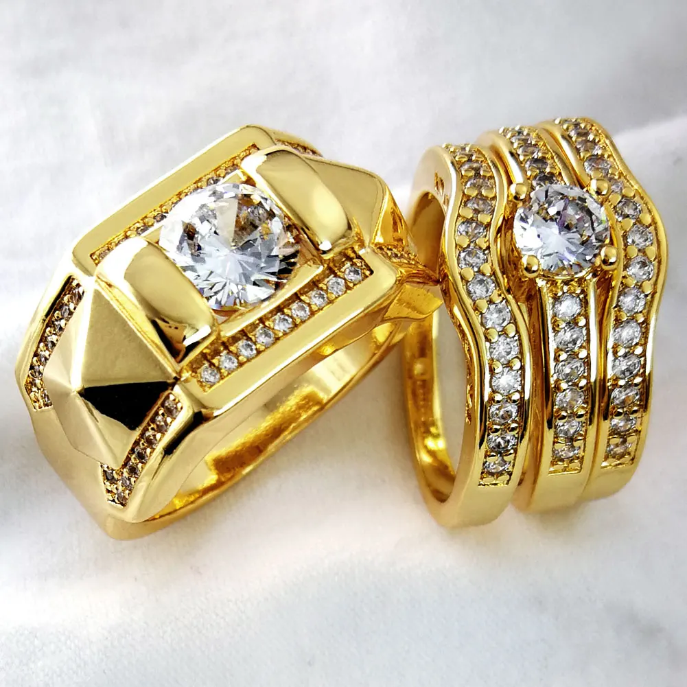 Кольцо с цирконием для мужчин и женщин обручальное кольцо пары вечеринок размер