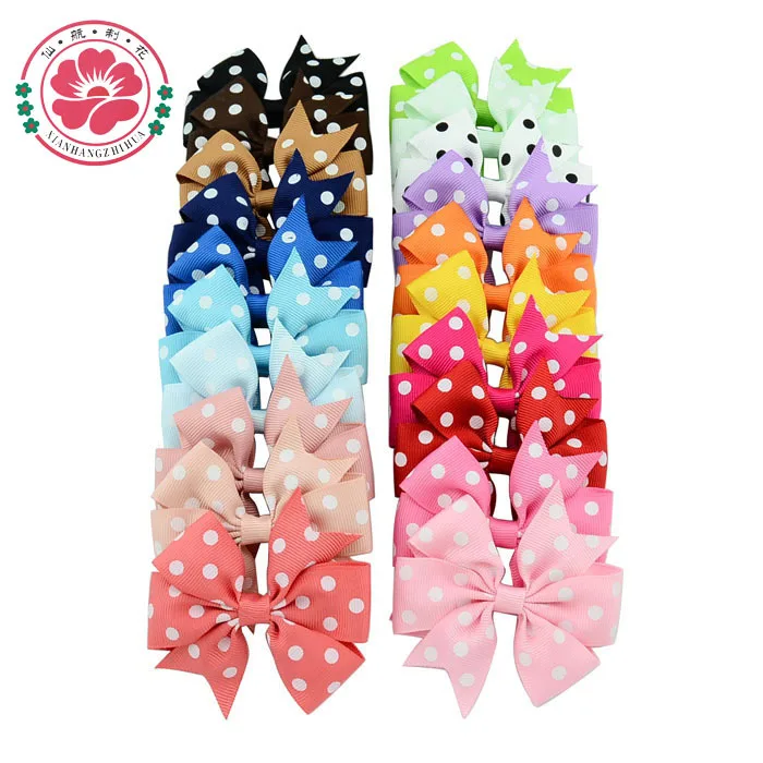 ( 20 pcs/lot) 3 inch Polka Dot Grosgrain Ribbon Bows WITH Clip Boutique Hair Accessorise 592
( 20 pcs/lot) 3 inch Polka Dot Grosgrain Ribbon Bows WITH Clip Boutique Hair Accessorise 592