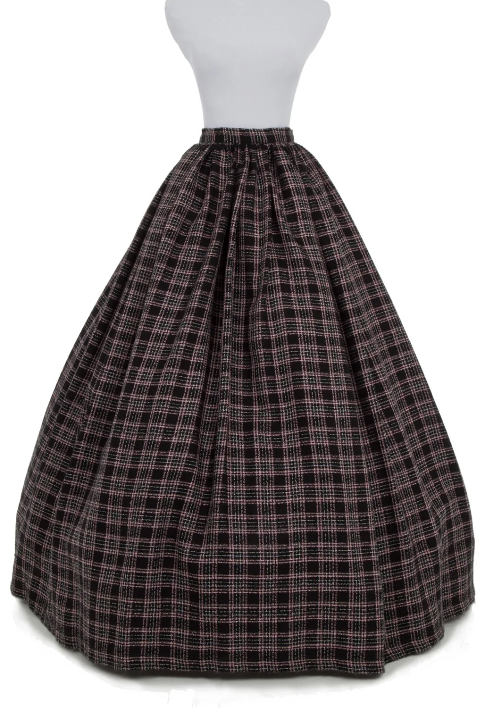 Plaid Fashion Microfiber Wool Floor-Length Shipping Long Victorian Skirts Ball Gown Skirt
Plaid Fashion Microfiber Wool Floor-Length Shipping Long Victorian Skirts Ball Gown Skirt