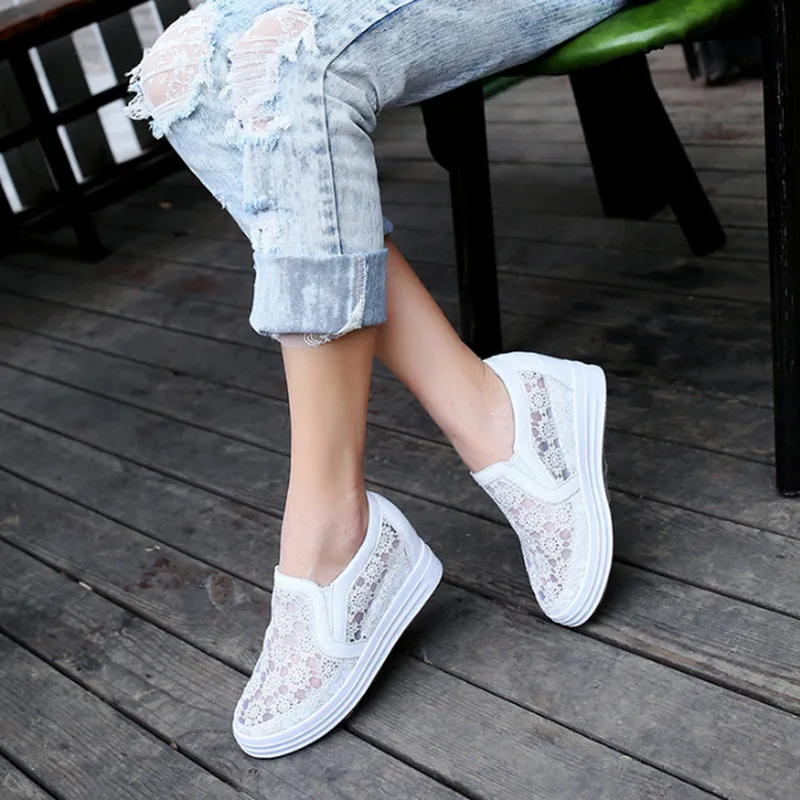 Autumn Summer Women Shoes Casual Cutouts Lace Canvas Shoes Hollow Floral Breathable Platform Flat Shoe Sapato Feminino
Autumn Summer Women Shoes Casual Cutouts Lace Canvas Shoes Hollow Floral Breathable Platform Flat Shoe Sapato Feminino