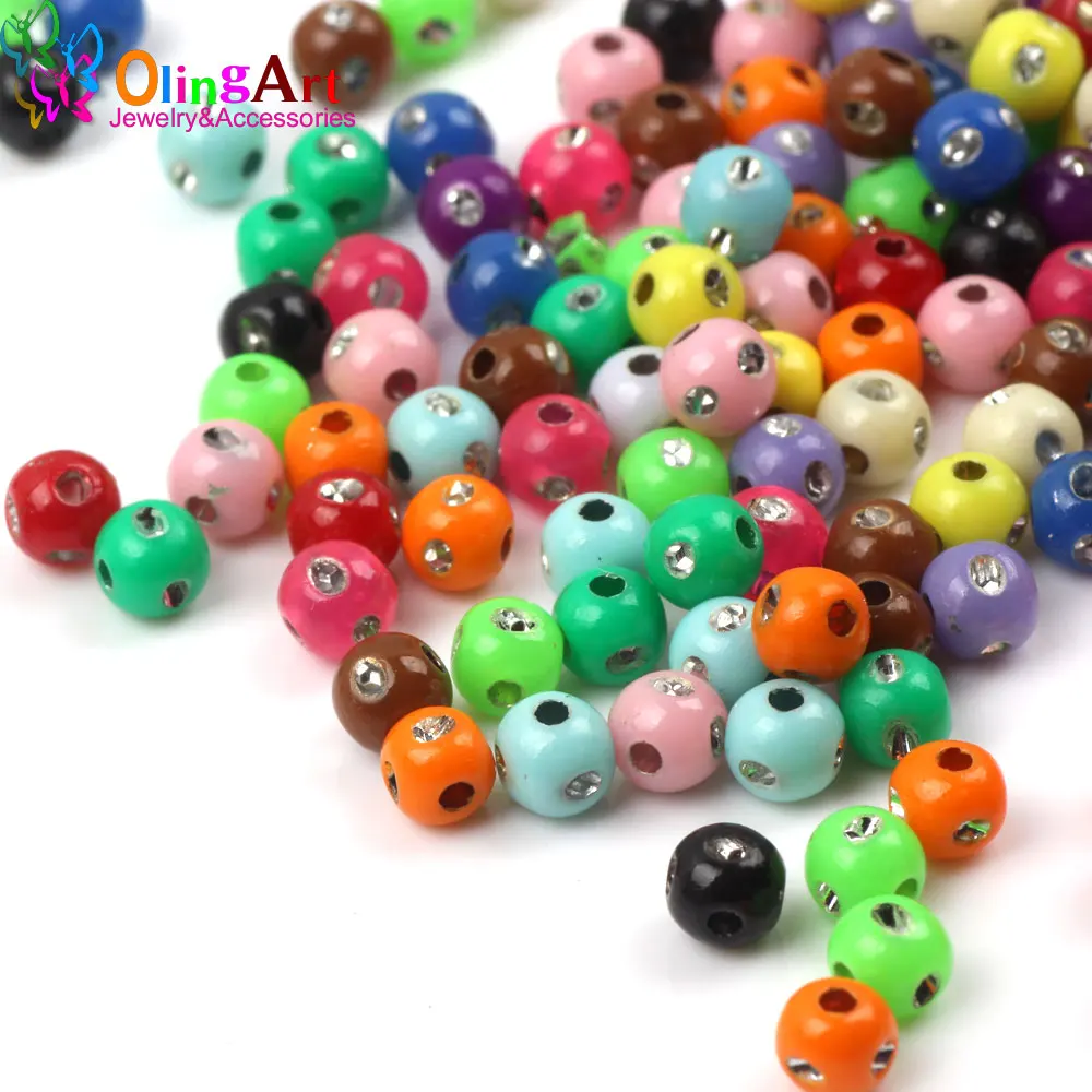 OlingArt 4MM 300Pcs round mixed multicolor Silver color Acrylic Beads solid DIY bead earrings Bracelet necklace jewelry making
OlingArt 4MM 300Pcs round mixed multicolor Silver color Acrylic Beads solid DIY bead earrings Bracelet necklace jewelry making
