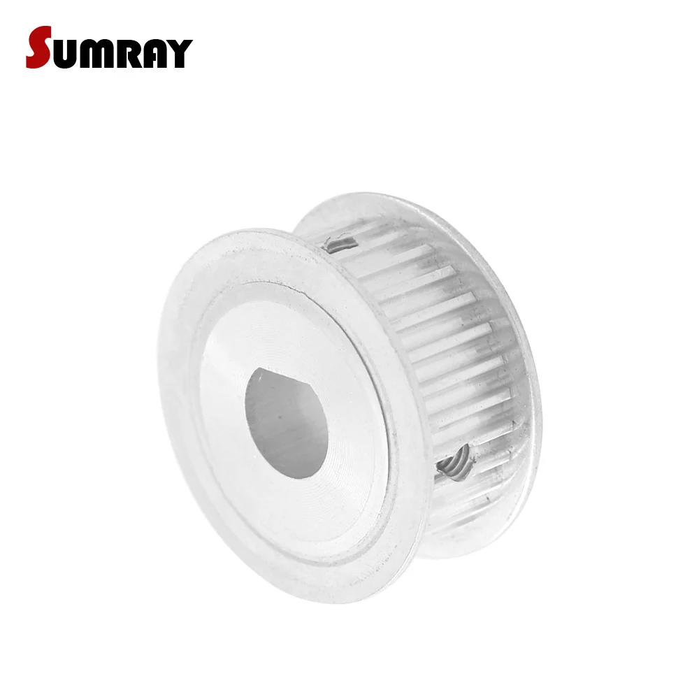 Зубчатый шкив SUMRAY 3M 32T типа D, 6*5/8*7/10*9 мм, отверстие 11/16 мм, ширина D, синхронный шкив, колесо для гравировального станка
Зубчатый шкив SUMRAY 3M 32T типа D, 6*5/8*7/10*9 мм, отверстие 11/16 мм, ширина D, синхронный шкив, колесо для гравировального станка