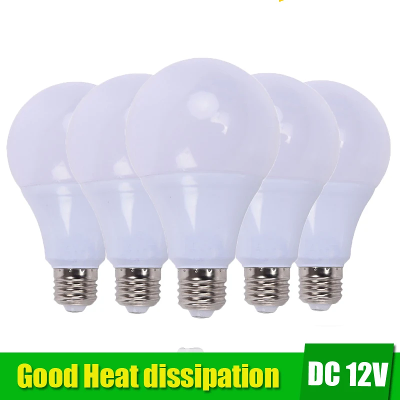 5pcs E27 LED Bulb Lights 3W 5W DC 12V Led Lamp 9W 12W 15W Energy Saving Lampada 12 Volts Led Light Bulbs For Outdoor Lighting
5pcs E27 LED Bulb Lights 3W 5W DC 12V Led Lamp 9W 12W 15W Energy Saving Lampada 12 Volts Led Light Bulbs For Outdoor Lighting