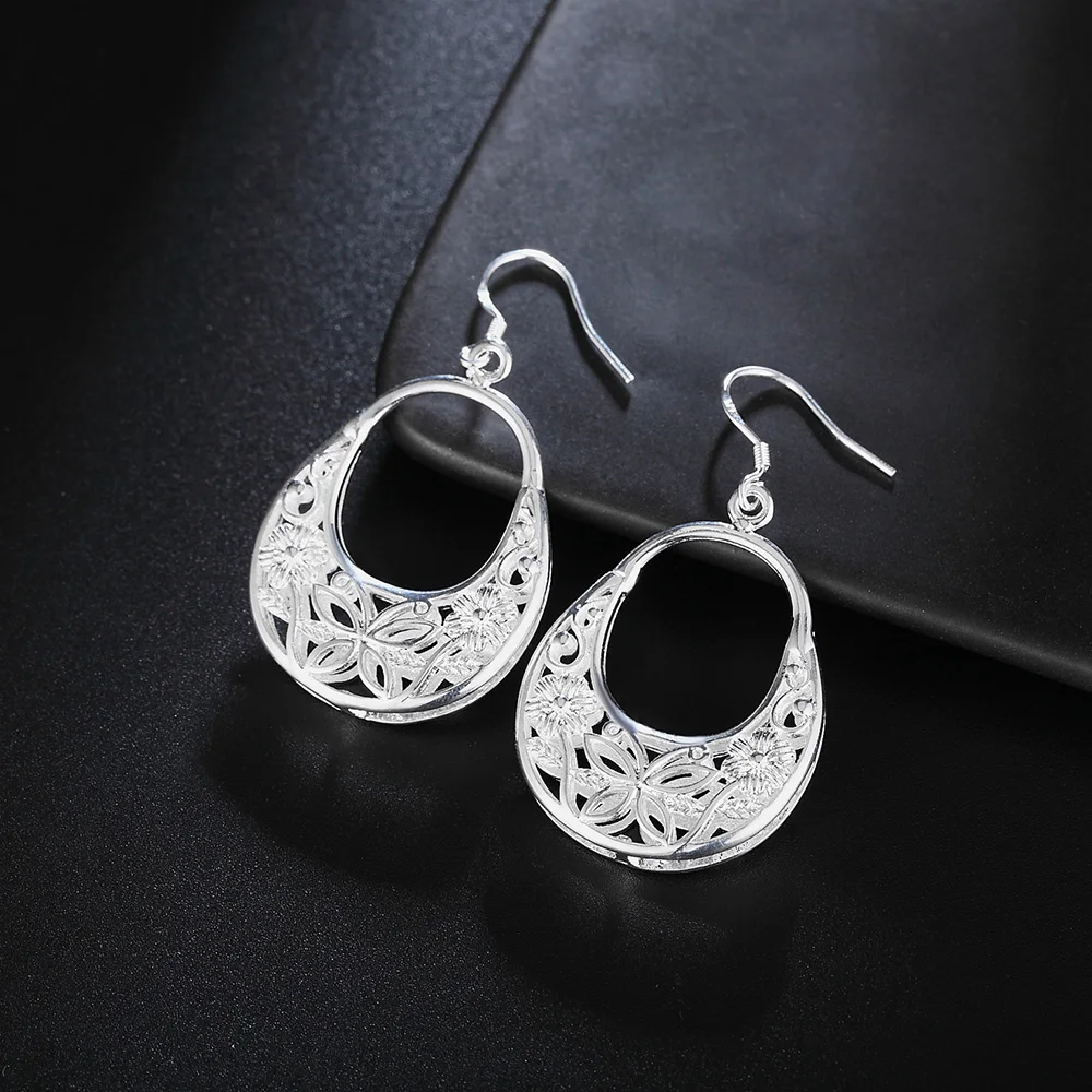 Wholesale silver women wedding Earring Jewelry retro flower girl gift Cute Fashion Christmas couple gift nice LE029
Wholesale silver women wedding Earring Jewelry retro flower girl gift Cute Fashion Christmas couple gift nice LE029
