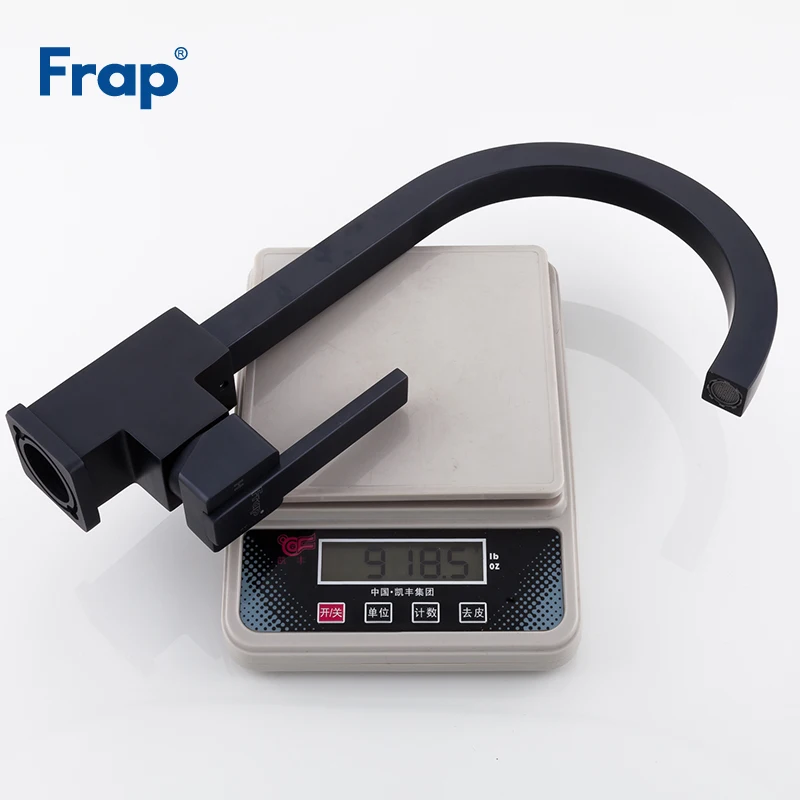 Frap New Arrival Black Square Kitchen Faucets 360 Degree Rotation Space Aluminum tap Hot and Cold Water mixer taps YF40010
Frap New Arrival Black Square Kitchen Faucets 360 Degree Rotation Space Aluminum tap Hot and Cold Water mixer taps YF40010
