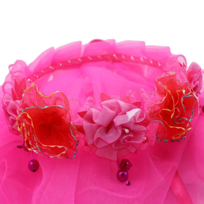 Children Princess Hairband One Layer Tulle Bridal Veils Flowers Garland Wedding Party Wreath Headband Solid Color Beaded Tassel
Children Princess Hairband One Layer Tulle Bridal Veils Flowers Garland Wedding Party Wreath Headband Solid Color Beaded Tassel