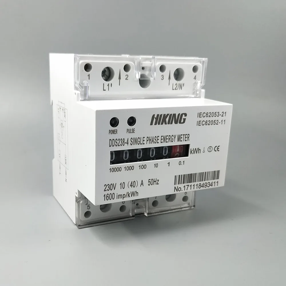 10(40)A 230V 50HZ Single phase Din rail KWH Watt hour din-rail energy meter step motor impulse register dispaly
10(40)A 230V 50HZ Single phase Din rail KWH Watt hour din-rail energy meter step motor impulse register dispaly
