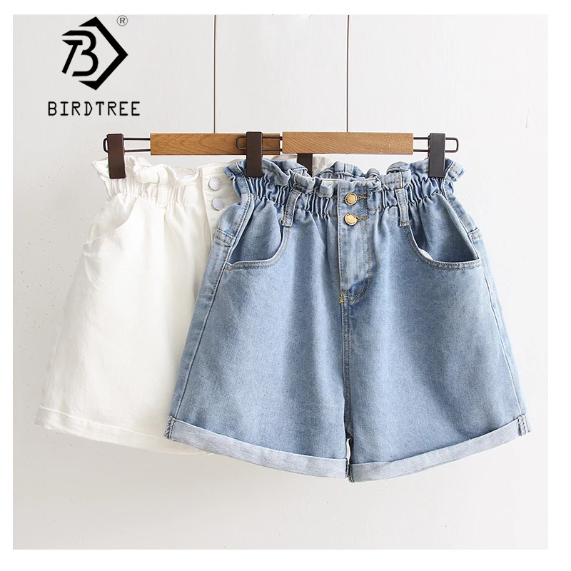 Plus Size 5XL 2019 Summer Women's Shorts Jeans High Waist With Pockets Blue Jeans Elastic Waist Loose Turn-down Trousers B85104X
Plus Size 5XL 2019 Summer Women's Shorts Jeans High Waist With Pockets Blue Jeans Elastic Waist Loose Turn-down Trousers B85104X
