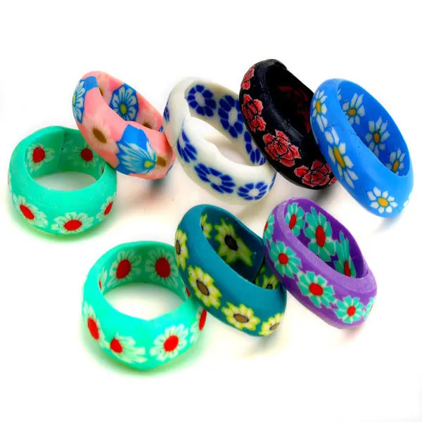 Wholesale 150Pcs/lot Children Kid Cartoon Flower Polymer Clay Rings Lot Mix Style Flower Polymer Clay Finger Rings for Kid Party
Wholesale 150Pcs/lot Children Kid Cartoon Flower Polymer Clay Rings Lot Mix Style Flower Polymer Clay Finger Rings for Kid Party