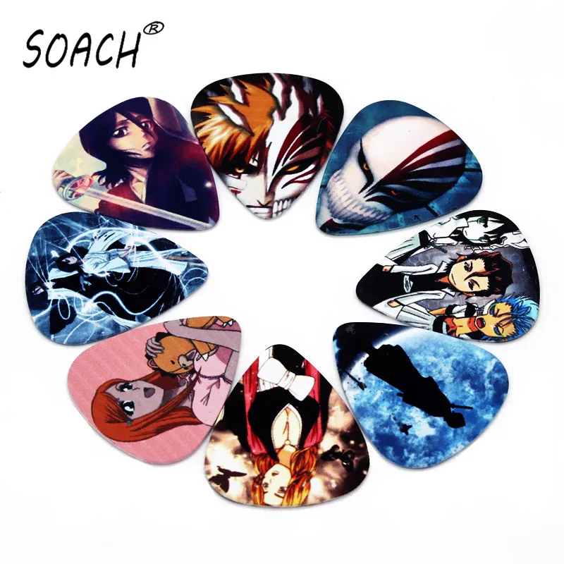 SOACH 10pcs 0.71mm Japanese anime two side earrings pick DIY design Guitar Accessories pick guitar picks for ukulele
SOACH 10pcs 0.71mm Japanese anime two side earrings pick DIY design Guitar Accessories pick guitar picks for ukulele