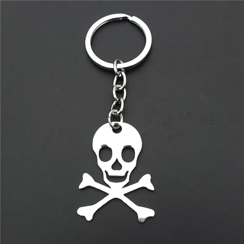 Stainless Steel Keychains X-bones Skull Keyring Men Fashion Skeleton Jewelry Halloween Gift
Stainless Steel Keychains X-bones Skull Keyring Men Fashion Skeleton Jewelry Halloween Gift