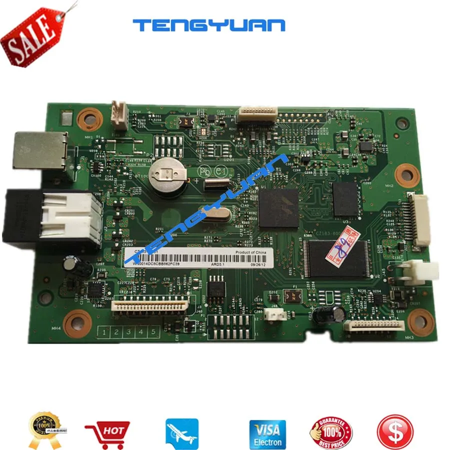5PCS/Lot Original board Formatter Board for HP LaserJet Pro MFP M127 M128 M127FN M128FN CZ183-60001 print parts
5PCS/Lot Original board Formatter Board for HP LaserJet Pro MFP M127 M128 M127FN M128FN CZ183-60001 print parts