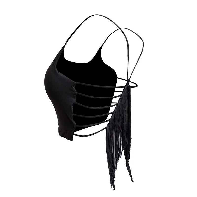 Women Latin Dance Tops Black Fringe Sling Latin Practice Tops Female Rumba Sexy Clothes Tango Performance Stage Costume DQL1361
Women Latin Dance Tops Black Fringe Sling Latin Practice Tops Female Rumba Sexy Clothes Tango Performance Stage Costume DQL1361