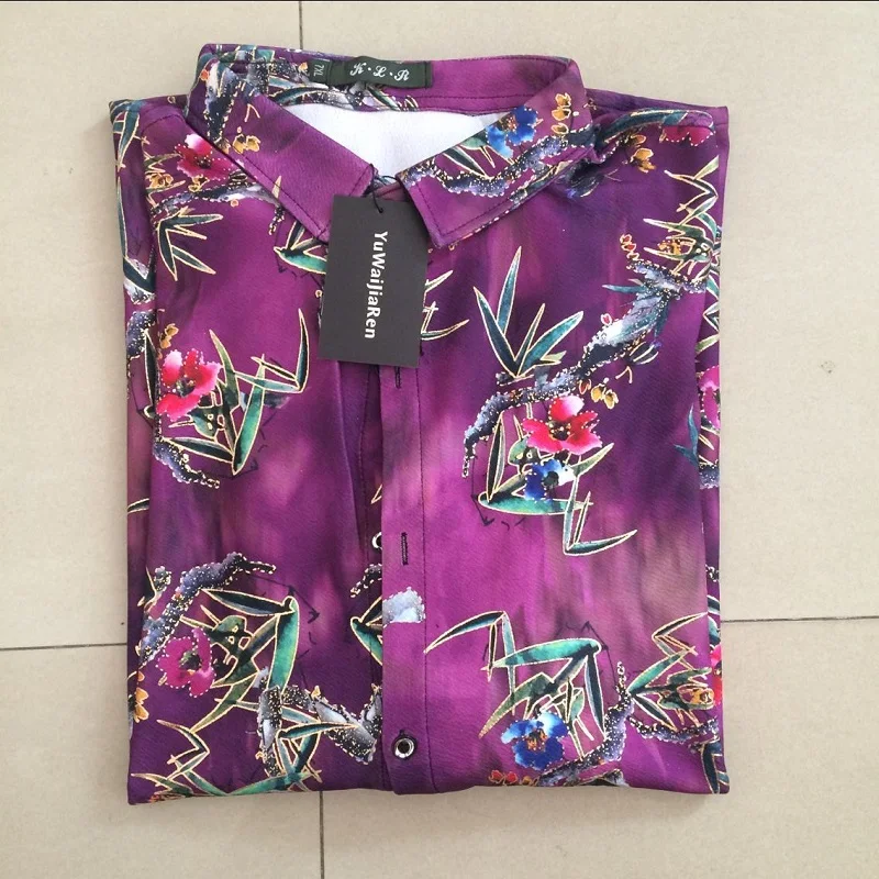 Oversize 7XL Shirt Men Turn Down Collar Long Sleeve Personality Floral Hawaiian Shirts Men Brand Clothing
Oversize 7XL Shirt Men Turn Down Collar Long Sleeve Personality Floral Hawaiian Shirts Men Brand Clothing