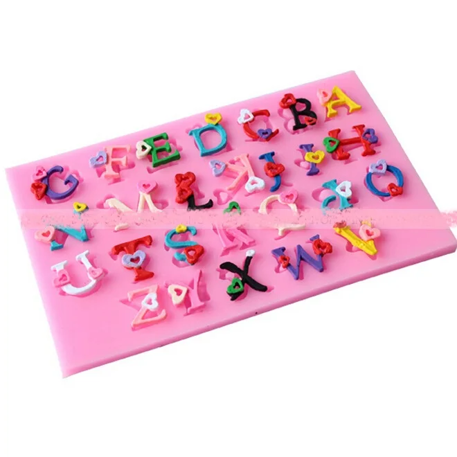New Sweet English Letters Silicone Fondant Chocolate Cookies Ice Cake Mould Tool ss736
New Sweet English Letters Silicone Fondant Chocolate Cookies Ice Cake Mould Tool ss736