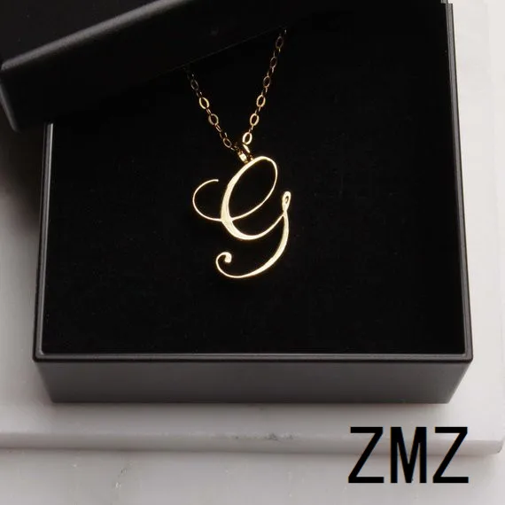 ZMZ 50pcs/lot 2019 Europe/US fashion English letter pendant lovely letter G text necklace gift for mom/girlfriend party jewelry
ZMZ 50pcs/lot 2019 Europe/US fashion English letter pendant lovely letter G text necklace gift for mom/girlfriend party jewelry