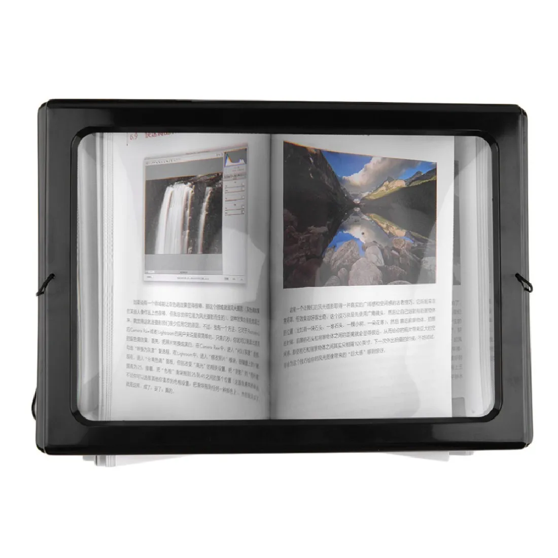1pc A4 Full Page Large 3X Giant Hands Free Desk Foldable Magnifying Glass Magnifier for Reading Sewing Knitting With 4 LED Light
1pc A4 Full Page Large 3X Giant Hands Free Desk Foldable Magnifying Glass Magnifier for Reading Sewing Knitting With 4 LED Light