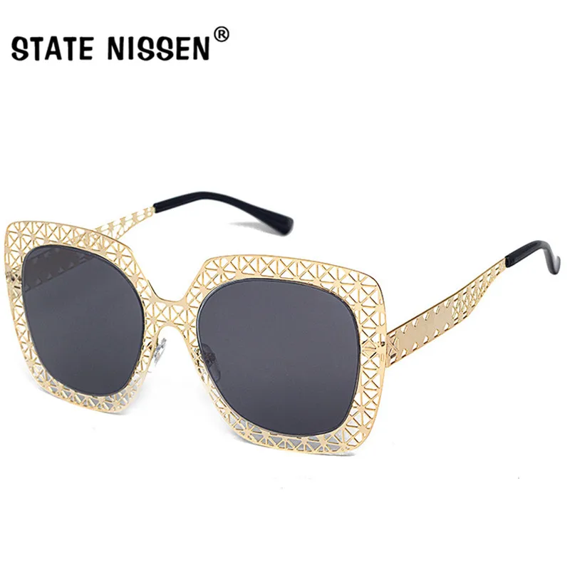STATE NISSEN 2018 New Luxury Brand Designer Ladies Oversized Square Sunglasses Women Diamond Frame Mirror Sun Glasses For Female
STATE NISSEN 2018 New Luxury Brand Designer Ladies Oversized Square Sunglasses Women Diamond Frame Mirror Sun Glasses For Female