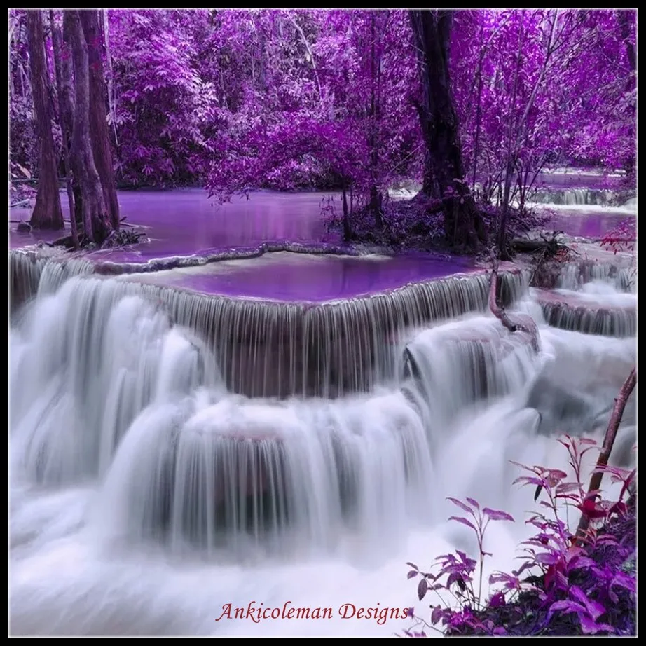 Needlework for embroidery DIY Crossing stitch DMC High Quality - Counted Cross Stitch Kit 14 ct Oil painting - Purple Trees Fall
Needlework for embroidery DIY Crossing stitch DMC High Quality - Counted Cross Stitch Kit 14 ct Oil painting - Purple Trees Fall