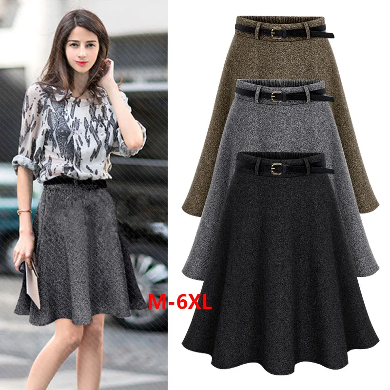 2018 Autumn Winter Plus Size Skirt High Waist Knee Length M - 6XL 3XL 4XL 5XL Solid Black Skirts Womens Plus Size Clothing 61518
2018 Autumn Winter Plus Size Skirt High Waist Knee Length M - 6XL 3XL 4XL 5XL Solid Black Skirts Womens Plus Size Clothing 61518